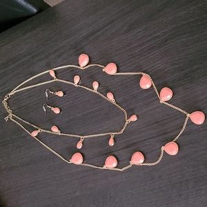 Vera Bradley Necklace & Earring Set